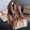 Sheen Organza Scarves - Coffee