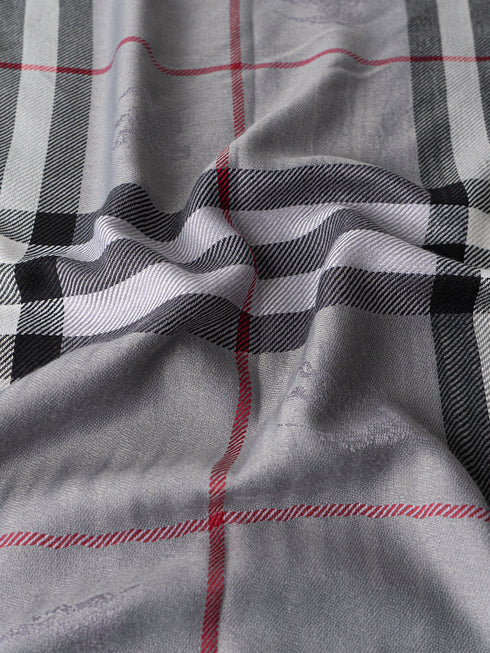 Burberry Printed Scarves - Grey