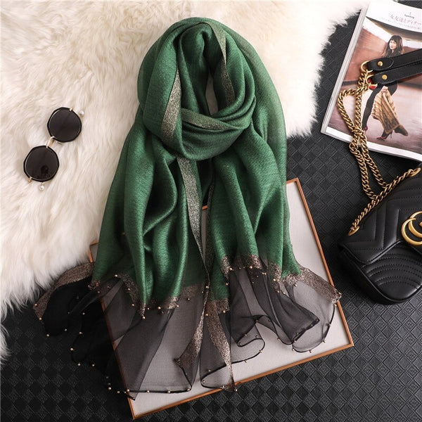 Luxe Pearl Hijabs - Green