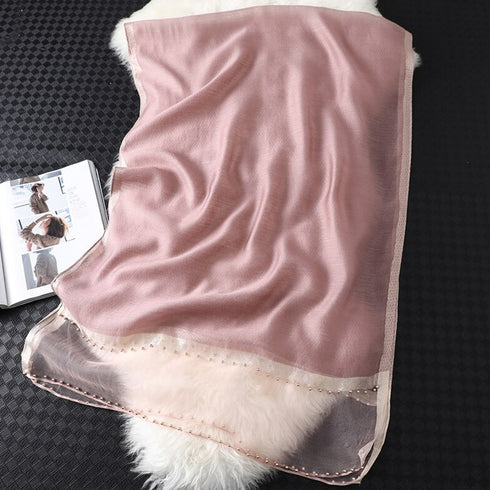 Luxe Pearl Hijabs - Teapink