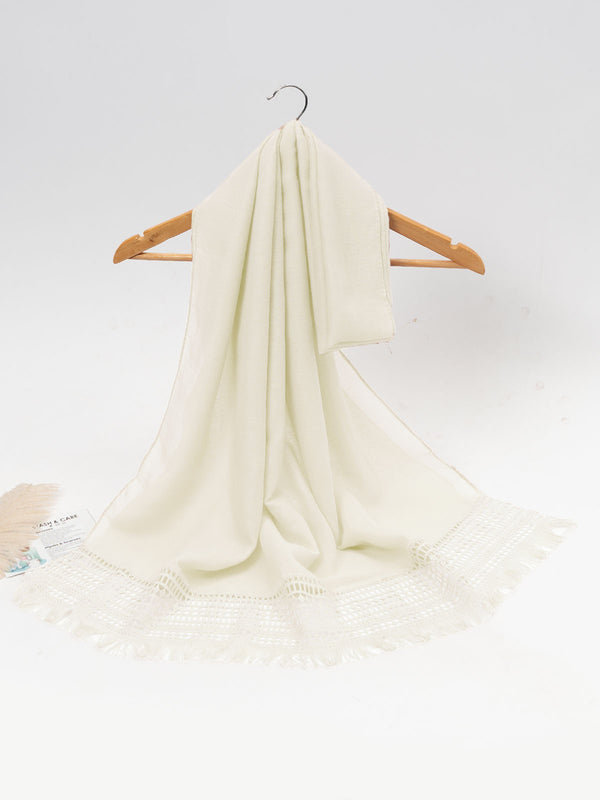 Shion Lawn Hijabs - Off White