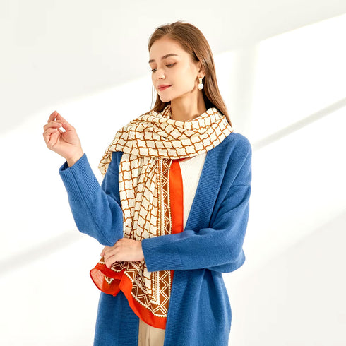 شال كشمير مطبوع - 01