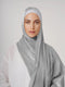 Aura Silky Organza Hijab - Ash Grey