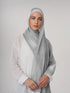 Aura Silky Organza Hijab - Ash Grey