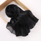 Aura Silky Organza Hijab - Black