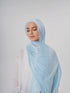 Aura Silky Organza Hijab - Sky Blue