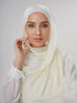 Aura Silky Organza Hijab - Pearl