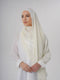 Aura Silky Organza Hijab - Pearl