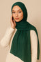 Marble Cotton Hijabs - Evergreen