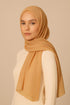 Marble Cotton Hijabs - Gamboge Gold