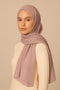 Marble Cotton Hijabs - Taupe Pink