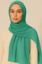 Marble Cotton Hijabs - Turquoise