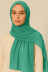 Marble Cotton Hijabs - Turquoise