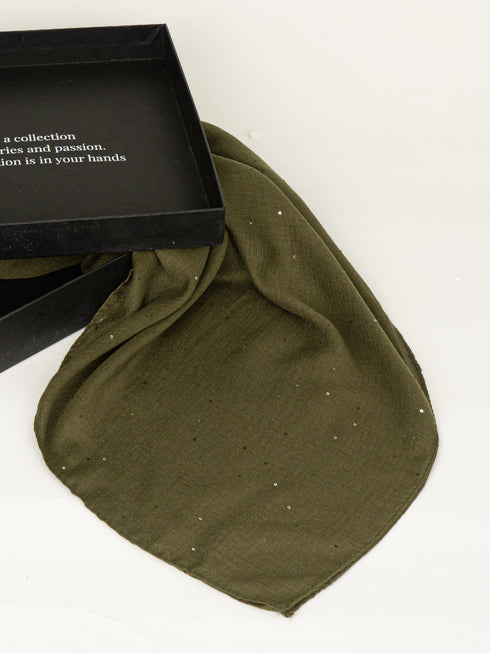 Under the Sky Lawn Hijabs - Olive