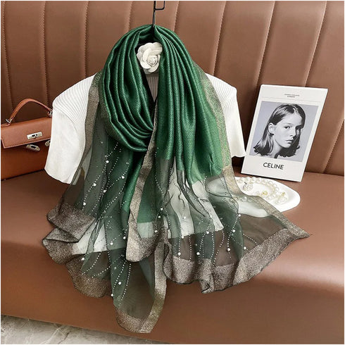 Luxe Stone Hijabs - Evergreen