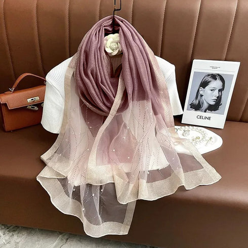Luxe Stone Hijabs - Tea Pink