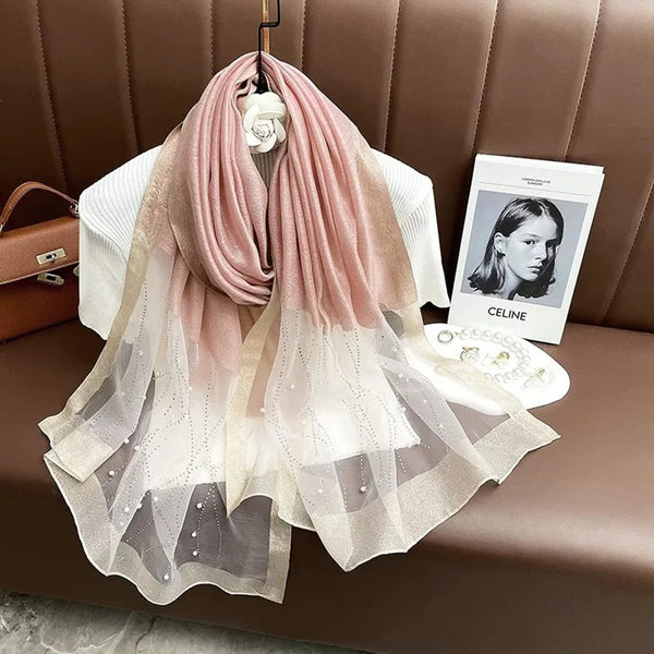 Luxe Stone Hijabs - Blush Pink