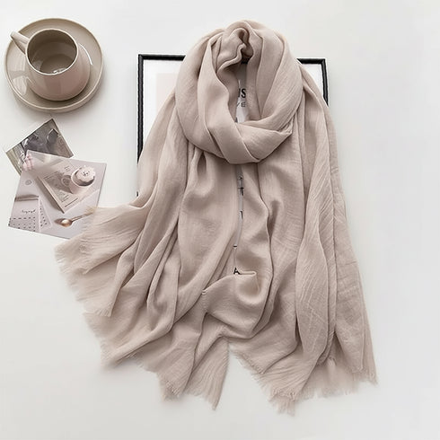 Cozy Cotton Hijabs - Pearl