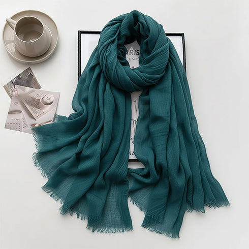 Cozy Cotton Hijabs - Teal