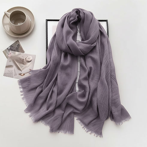 Cozy Cotton Hijabs - Dusty Lavender