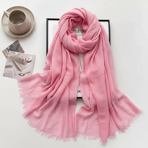 Cozy Cotton Hijabs - Baby Pink