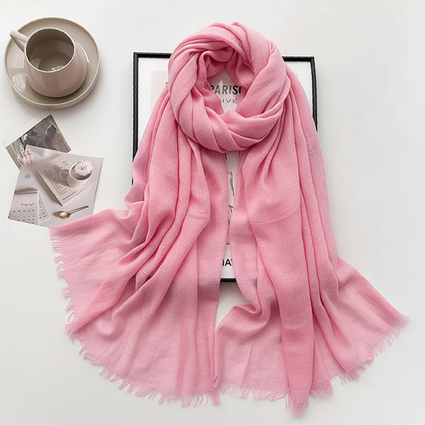 Cozy Cotton Hijabs - Baby Pink