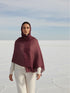 Vicuña Woolen Shawl - Maroon