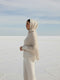 Vicuña Woolen Shawl - Pearl