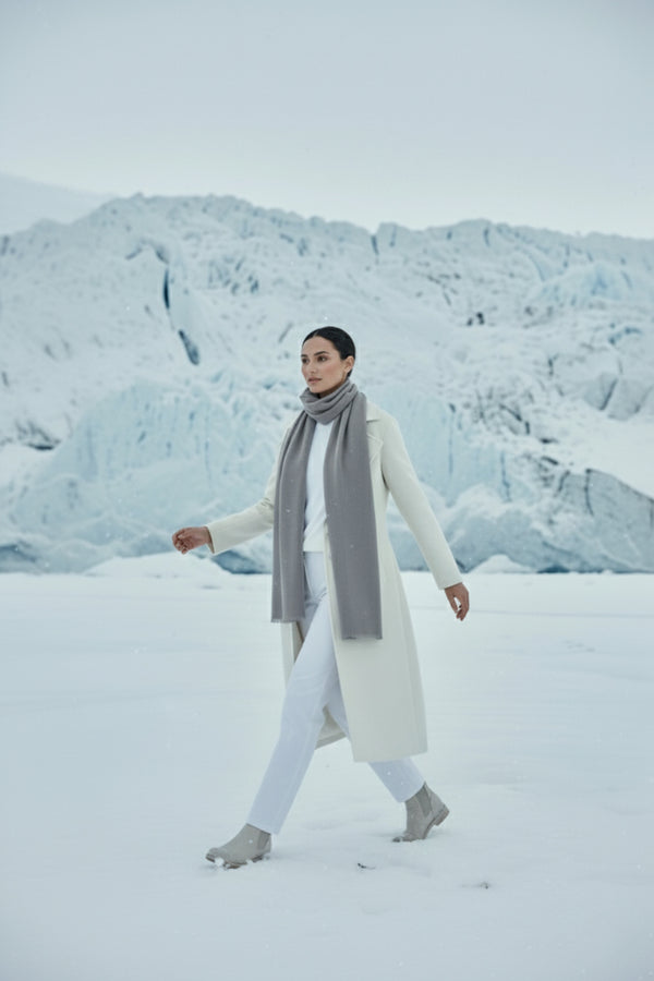 Finno Woolen Scarfs - Ash