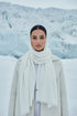 Finno Woolen Scarfs - White