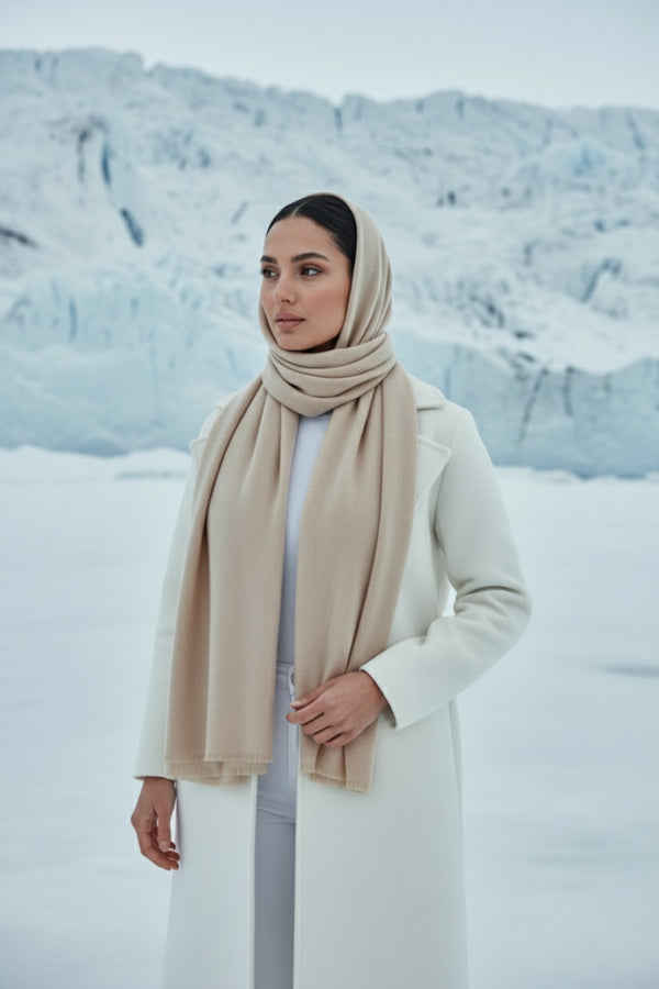 Finno Woolen Scarfs - Tan Brown