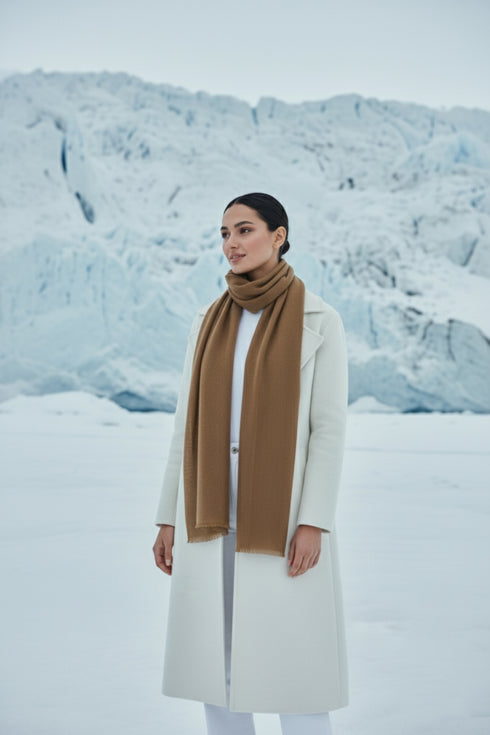 Finno Woolen Scarfs - Mocha Brown