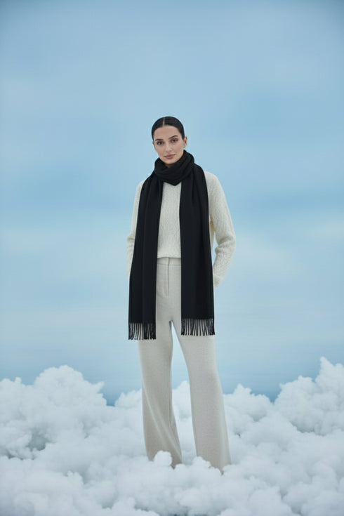 حجاب كشمير سادة - سمرة صيفية