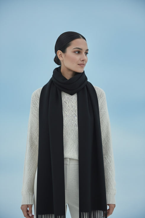 حجاب كشمير سادة - سمرة صيفية