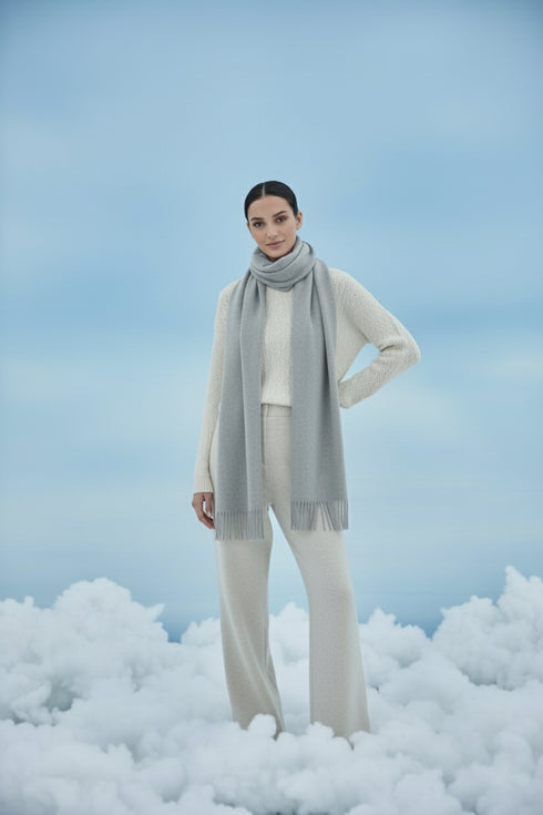 حجاب كشمير سادة - سمرة صيفية