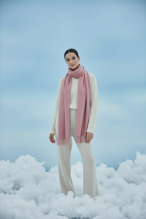 حجاب كشمير سادة - سمرة صيفية