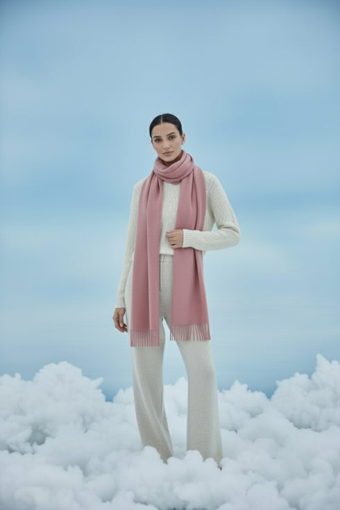 حجاب كشمير سادة - سمرة صيفية