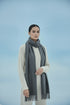 Plain Cashmere Scarves - Charcoal