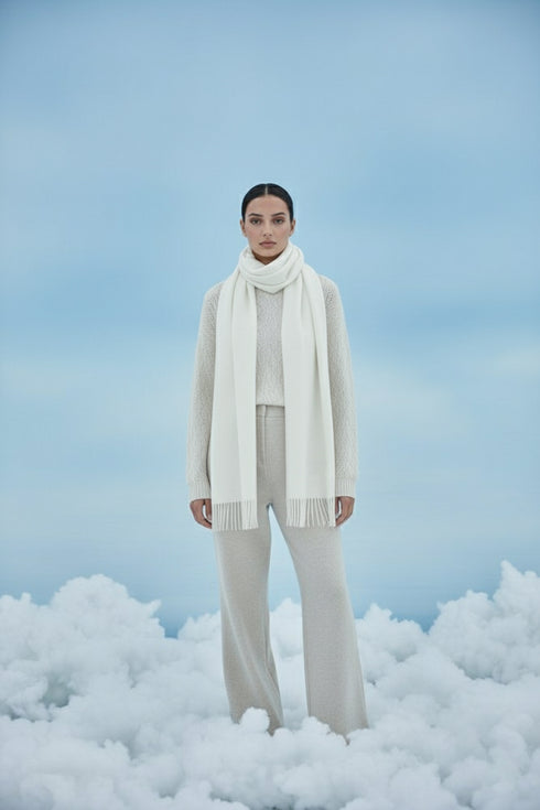 حجاب كشمير سادة - سمرة صيفية