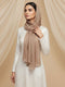Soft Tissue Silk Hijab - French Beige