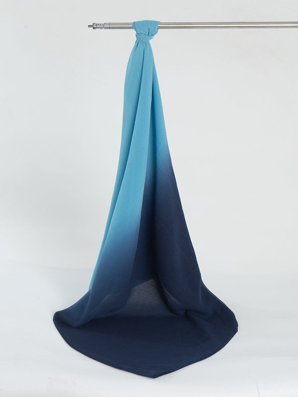 حجاب منقط ذهبي - بنفسجي