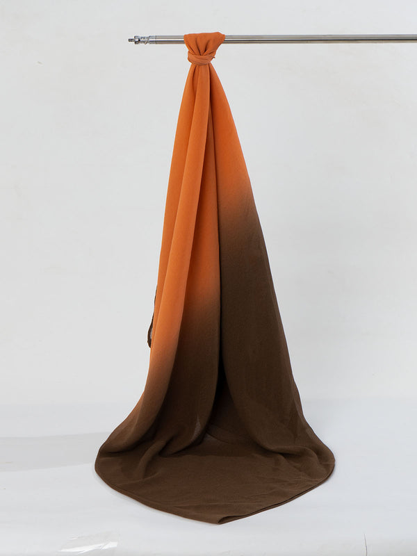 حجاب منقط ذهبي - بنفسجي