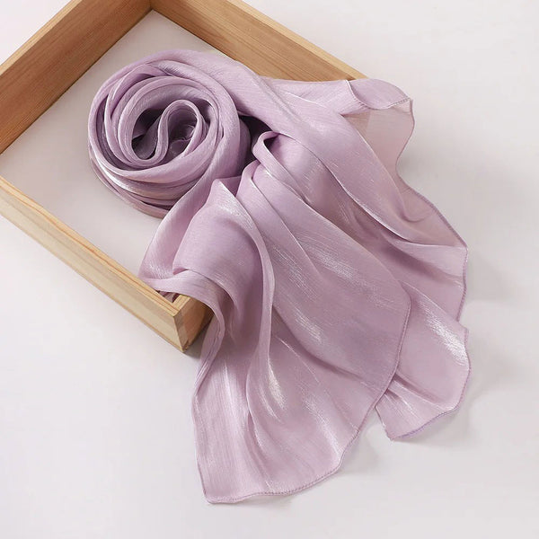 Aura Silky Organza Hijab - Dreamy Lavender