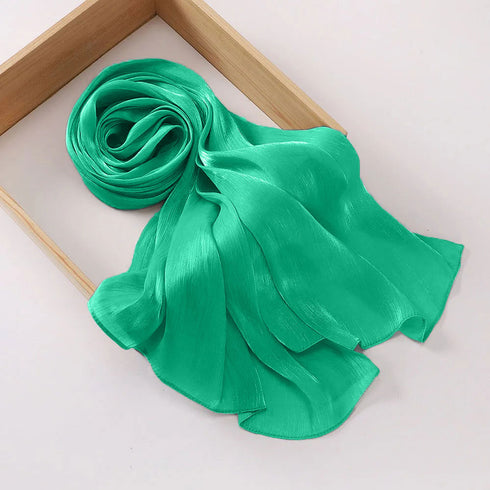 Aura Silky Organza Hijab - Spring Green