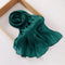 Aura Silky Organza Hijab - Dark Teal