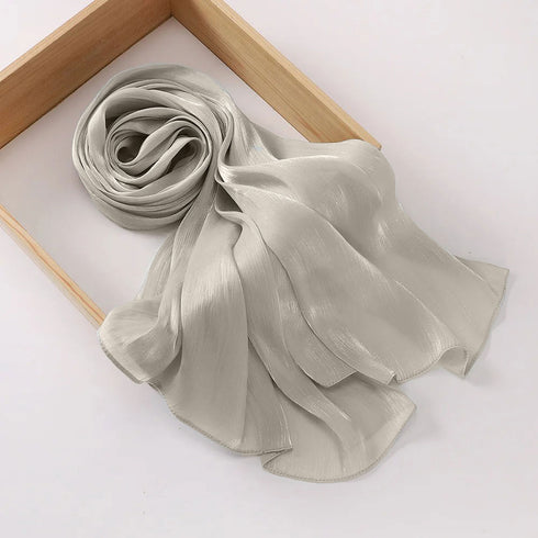 Aura Silky Organza Hijab - Sea Salt