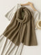 Cotton Pleat Hijabs - Mud Brown