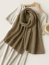 Cotton Pleat Hijabs - Mud Brown