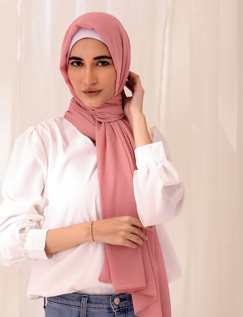 فقاعة شيفون - وردي