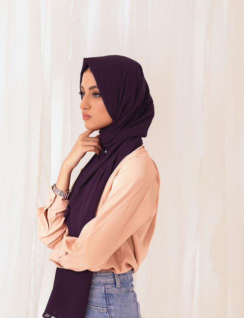 فقاعة شيفون - بنفسجي